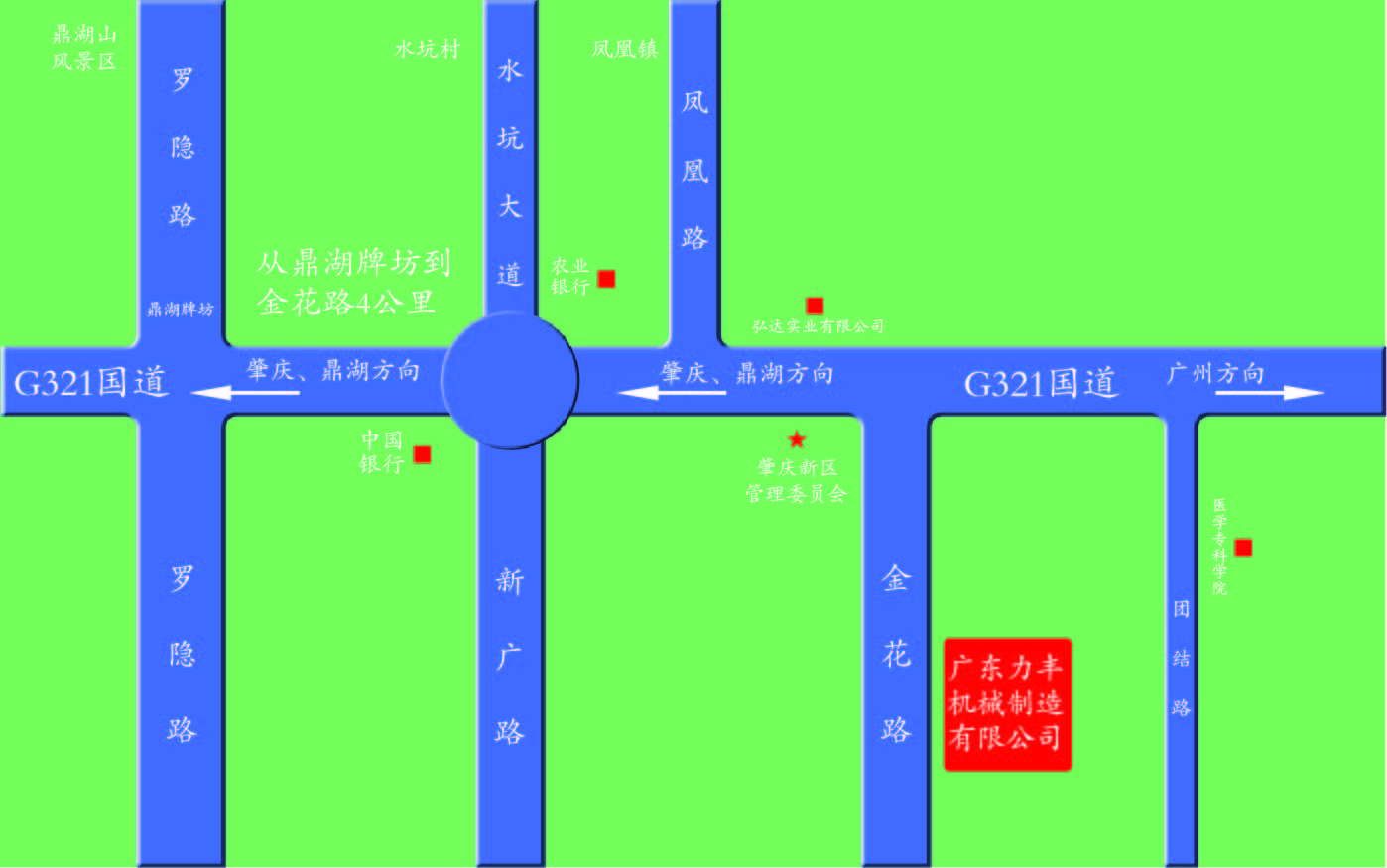 广东力丰机械制造有限公司地址示意图(图1)